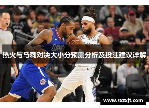 热火与马刺对决大小分预测分析及投注建议详解
